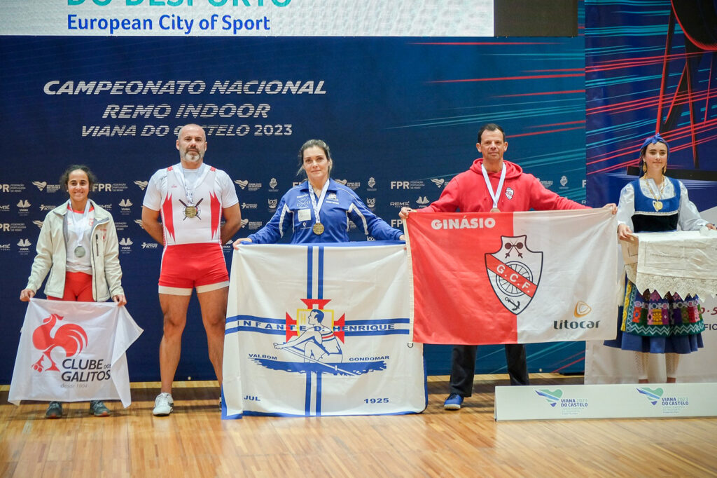 VÁRIAS MEDALHAS NO CAMPEONATO NACIONAL DE REMO INDOOR 2023