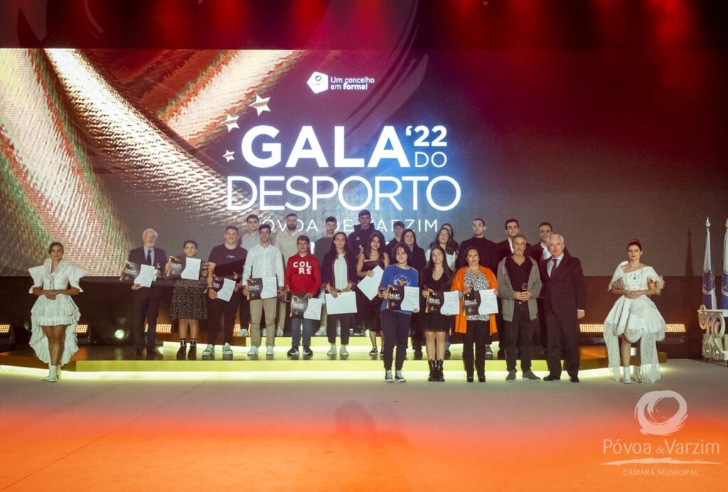 5 ATLETAS CFV HOMENAGEADOS NA GALA DO DESPORTO DA PÓVOA DE VARZIM 2022