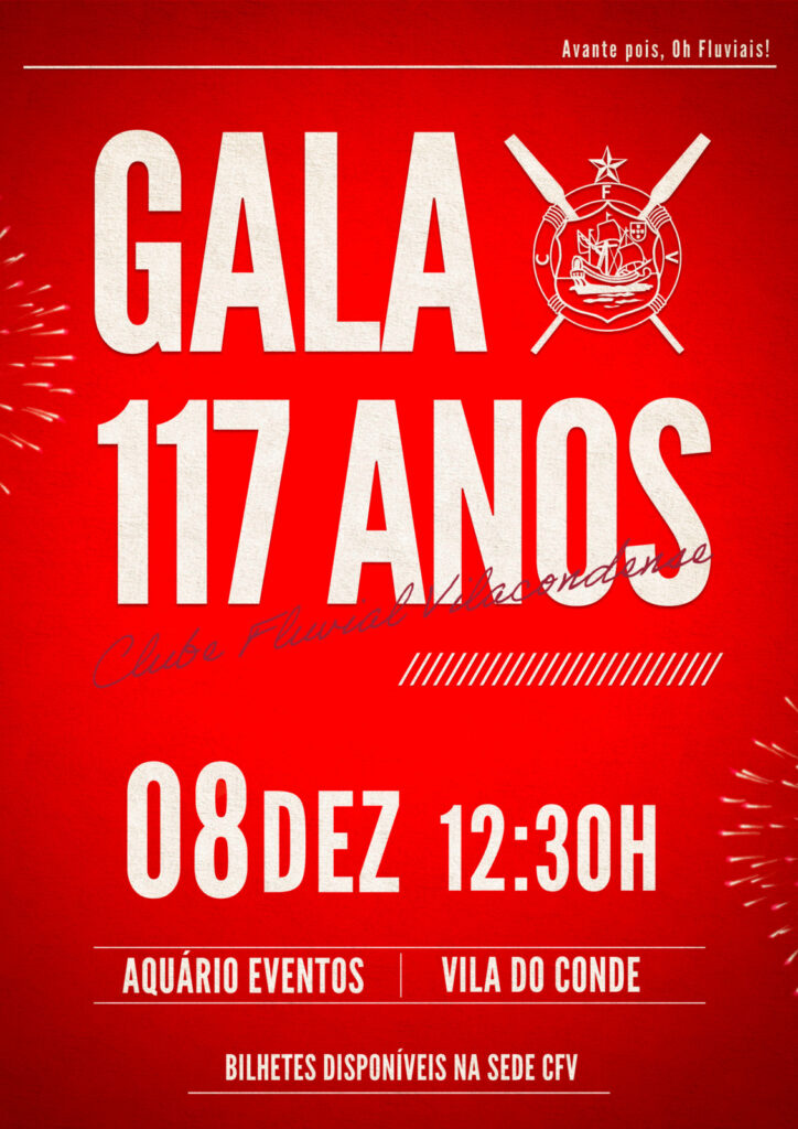 ESTÁ A CHEGAR A GALA DOS 117 ANOS CFV