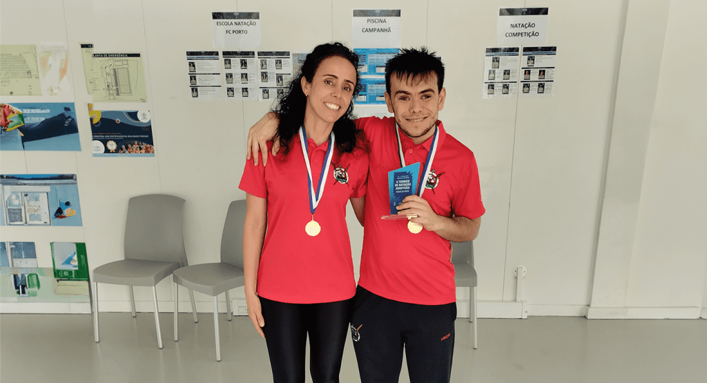 Luís Oliveira novamente em destaque no X Torneio de Natação Adaptada Porto 2024